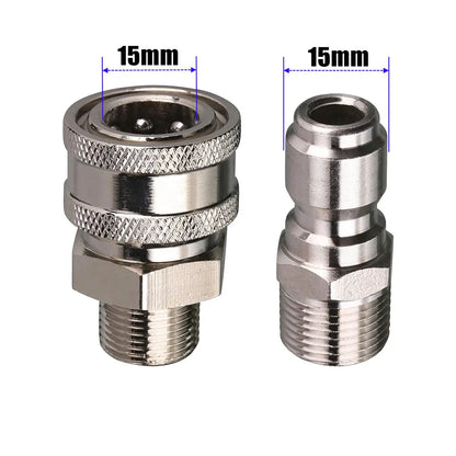 Stainless Steel Ball Valve With 3/8" Quick Connect